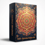 500+ Printable Mandala Art Bundle